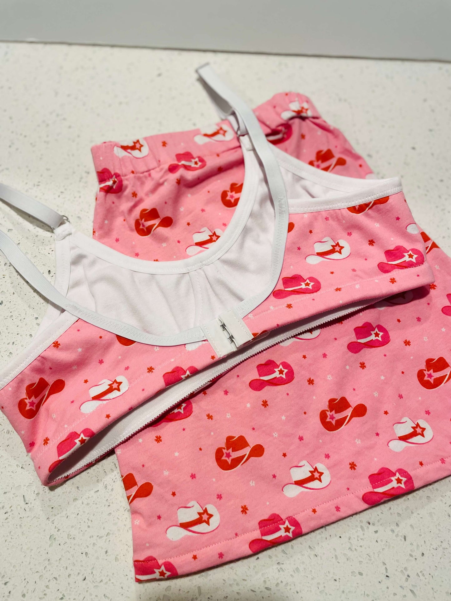 Cowgirl Up - Bralette & Short Lounge Set