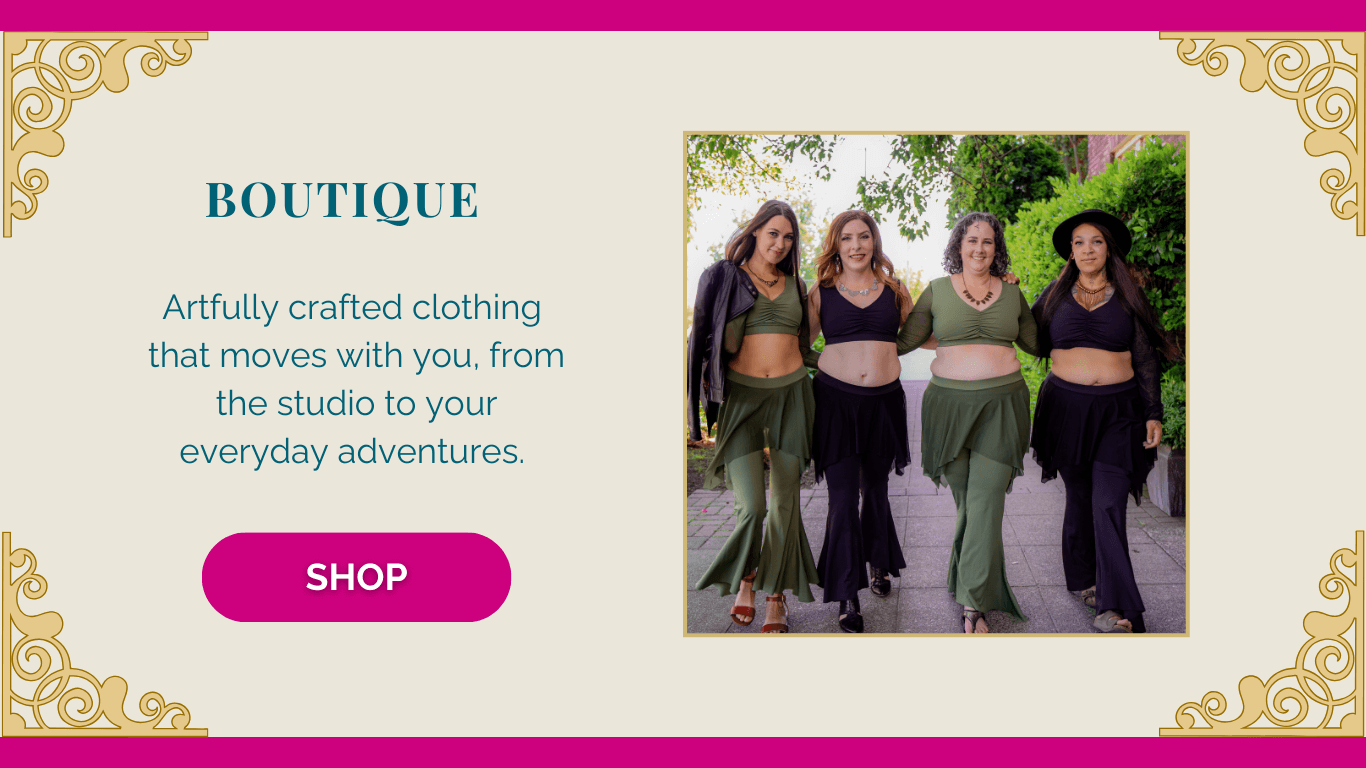 Bohemian clothing store online – ethical boho fashion, slow fashion brand with boho flare leggings, long sleeve bra tops, and boho yoga leggings.